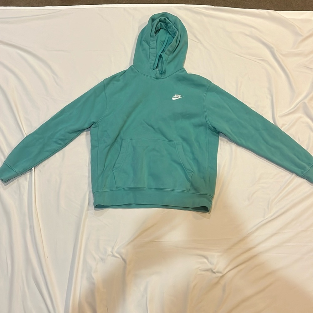 nike hoodie teal